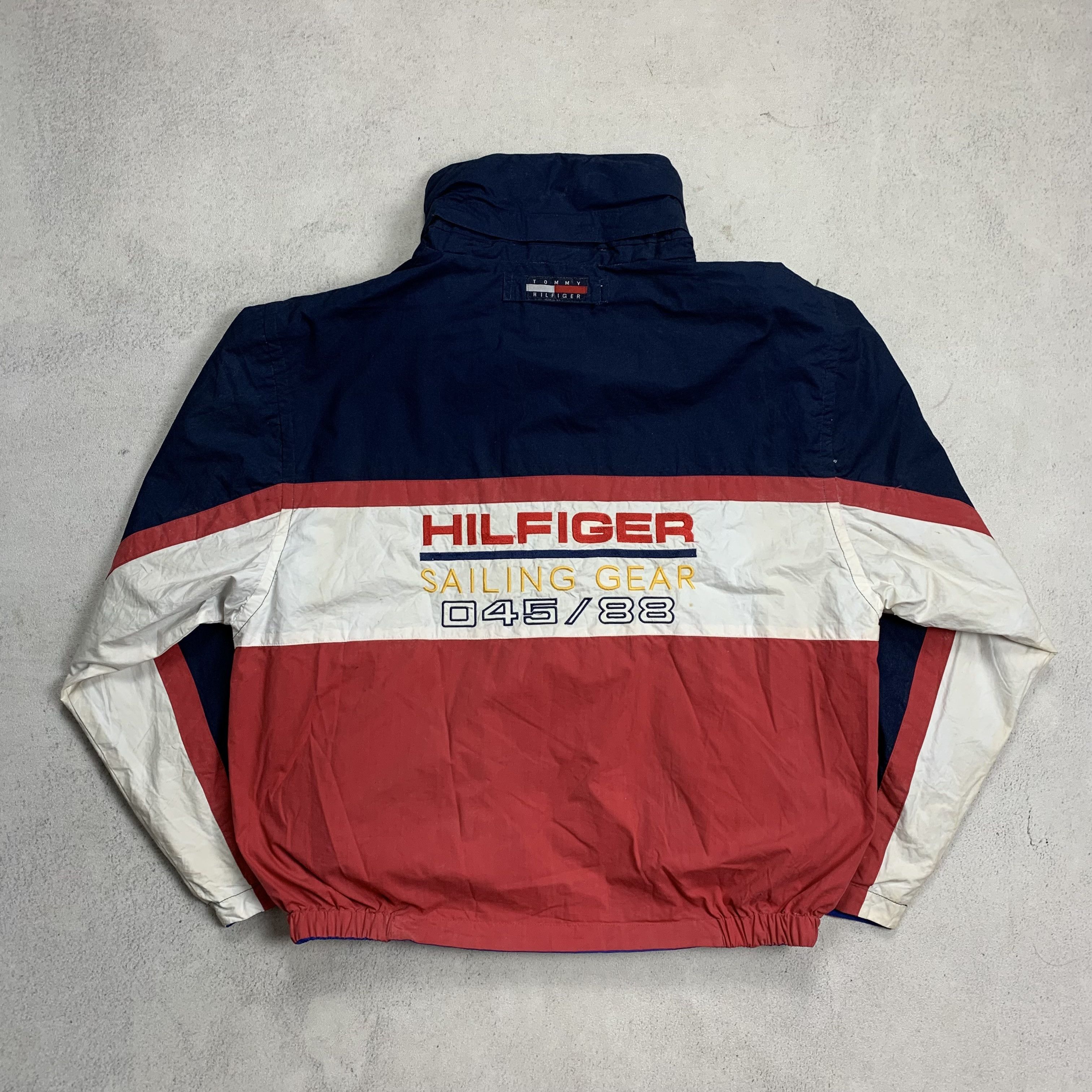 Tommy Hilfiger Vintage Reversible Tommy Hilfiger Sailing Gear Jacket Size US L / EU 52-54 / 3 - 4 Thumbnail