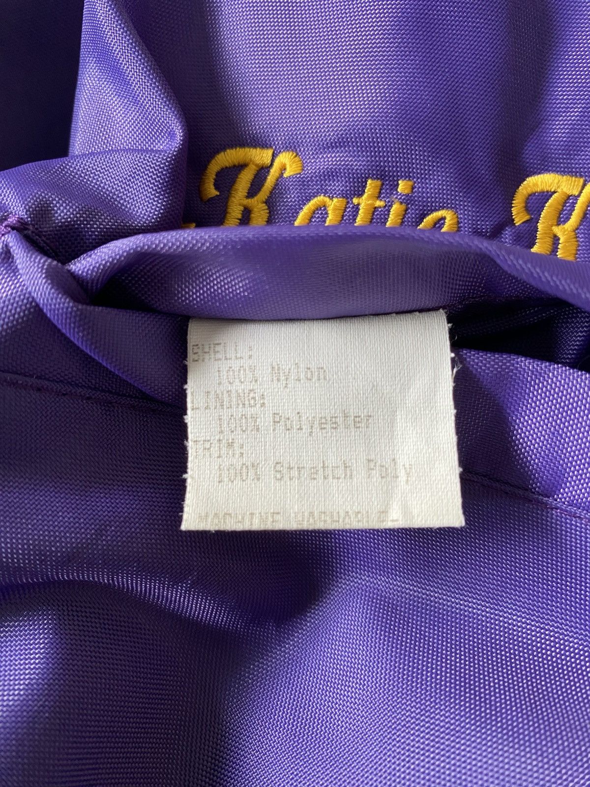 Vintage Gates Sport Hoppe Purple Jacket with Yellow Lettering Size US S / EU 44-46 / 1 - 11 Thumbnail