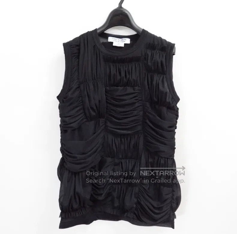 Comme des Garcons Comme Des Garcons Pleated Sleeveless Top Size S / US 4 / IT 40 - 1 Thumbnail