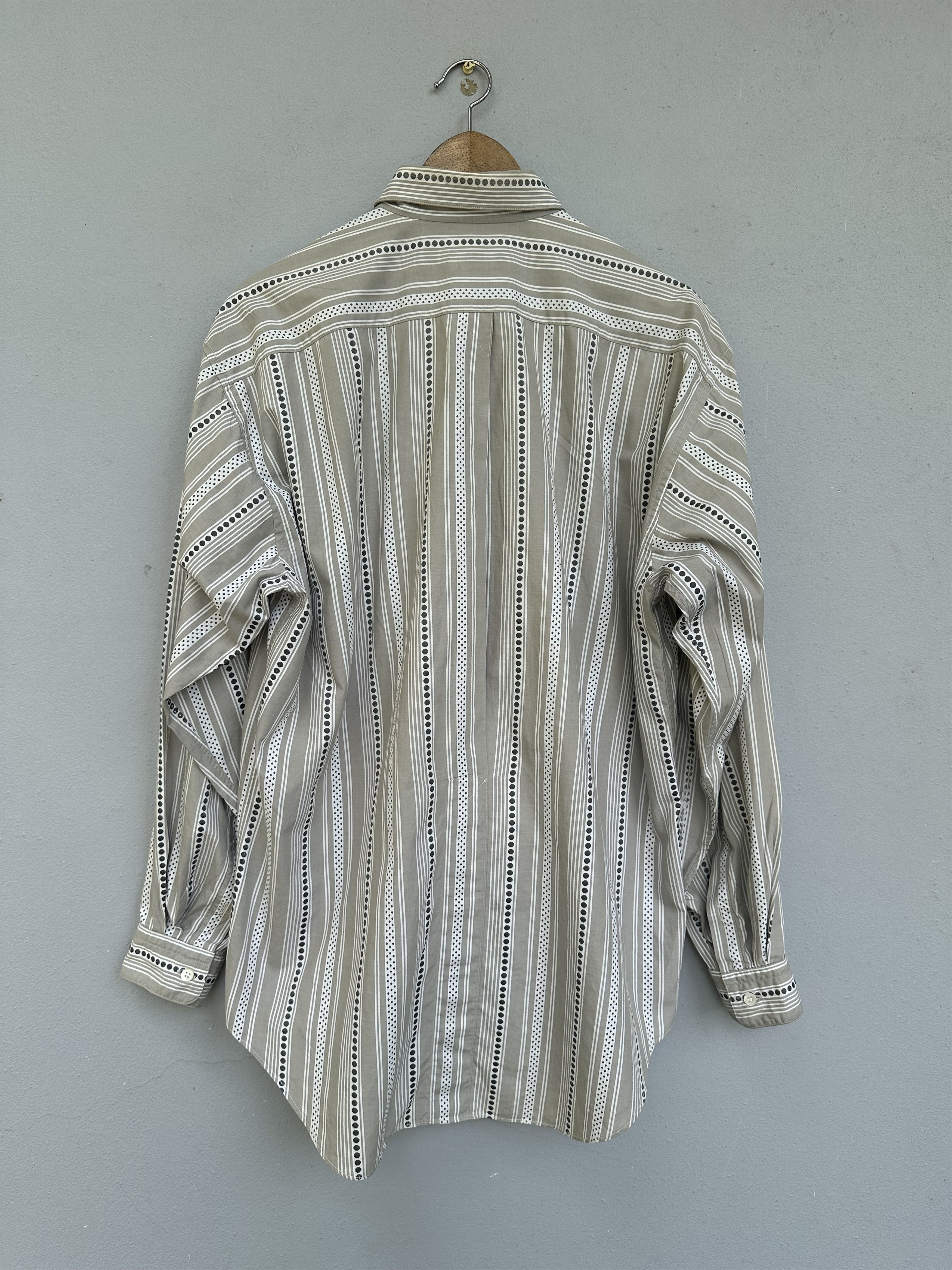 Issey Miyake Vintage IM Miyake Design Studio Distressed Polkadot Stripe Size US L / EU 52-54 / 3 - 4 Thumbnail