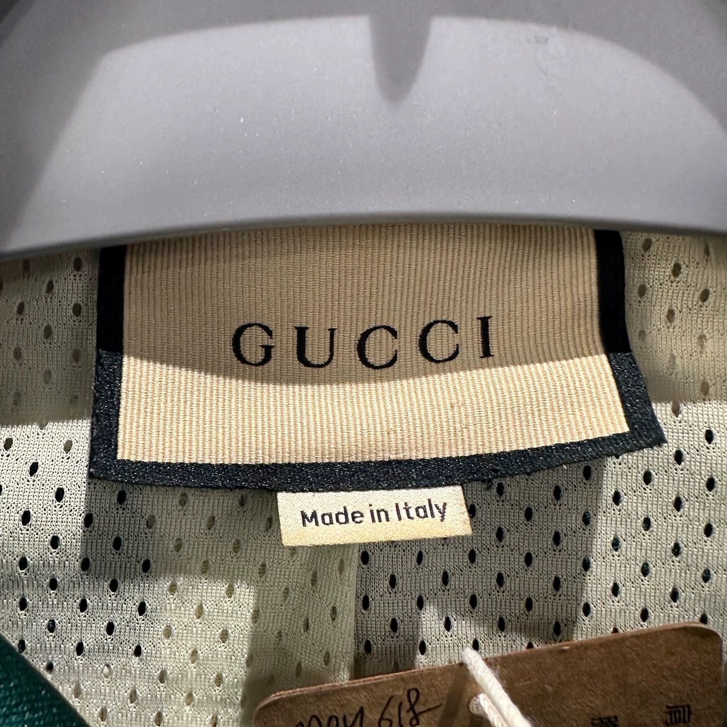 Gucci Gucci White Green GG Hoodie S Polyester Size US S / EU 44-46 / 1 - 3 Thumbnail