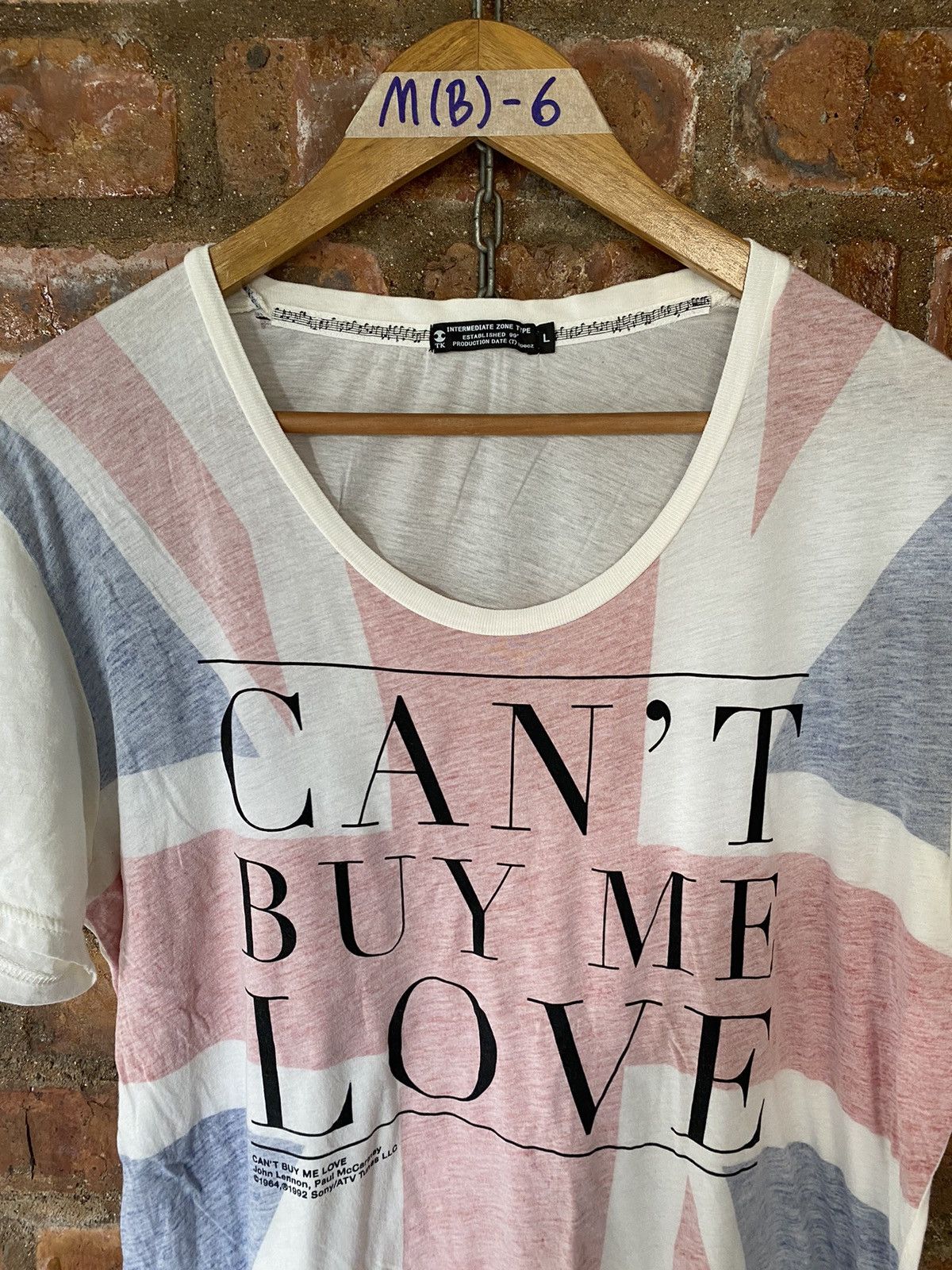 Lad Musician 2000s TK Japan X The Beatles UK Can’t buy me love Size US M / EU 48-50 / 2 - 3 Thumbnail