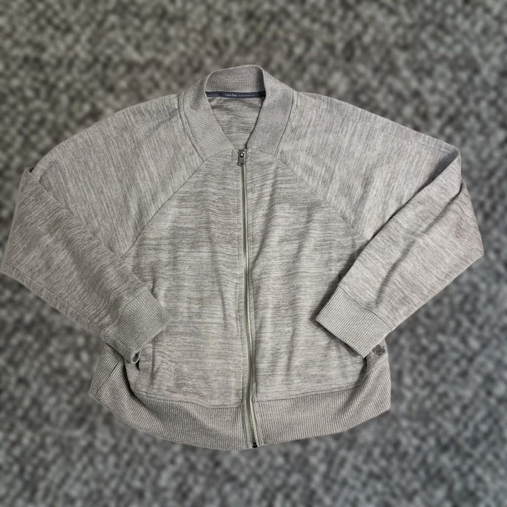 Calvin Klein CALVIN KLEIN PERFORMANCE MEN'S S Small Beige Tan Full Zip Sweater Jacket C156 Jacket Men Beige Tan Full Zip Pullover Size US S / EU 44-46 / 1 - 1 Thumbnail