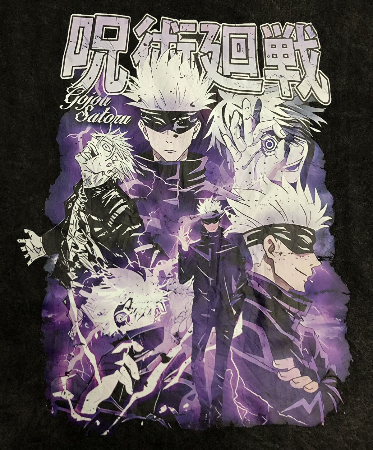 Anime Jujutsu Kaisen Gojou Satoru T-Shirt Size US L / EU 52-54 / 3 - 3 Thumbnail