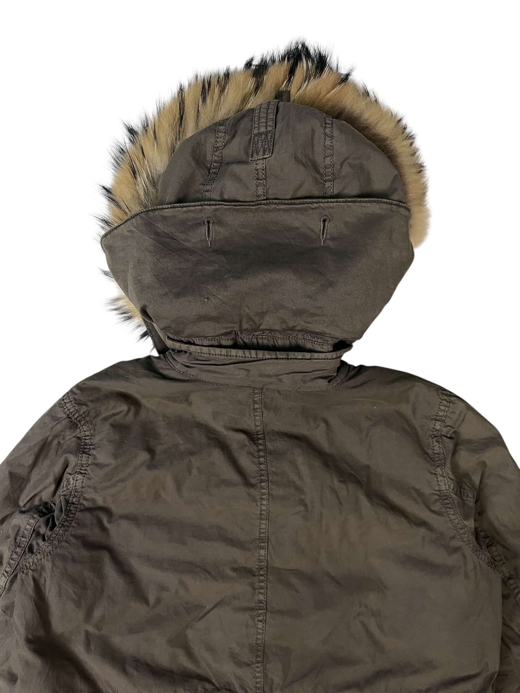 GOA G.O.A. Equipment Military Parka Racoon Fur Hooded Jacket Size US S / EU 44-46 / 1 - 7 Thumbnail
