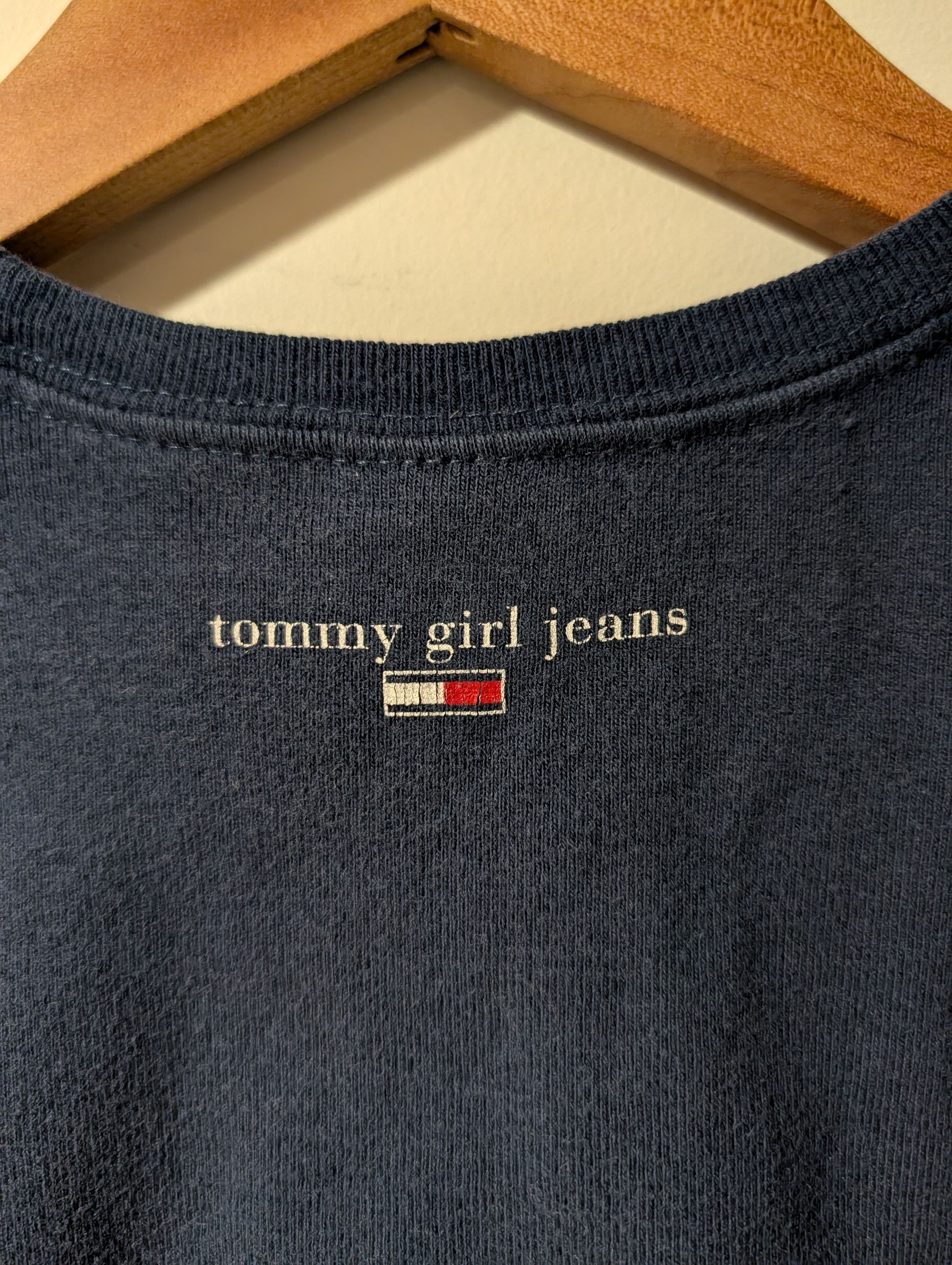 Tommy Hilfiger Vintage Y2K Tommy Girl Jeans Spell Out Kids Small T-Shirt Size S / US 4 / IT 40 - 5 Thumbnail