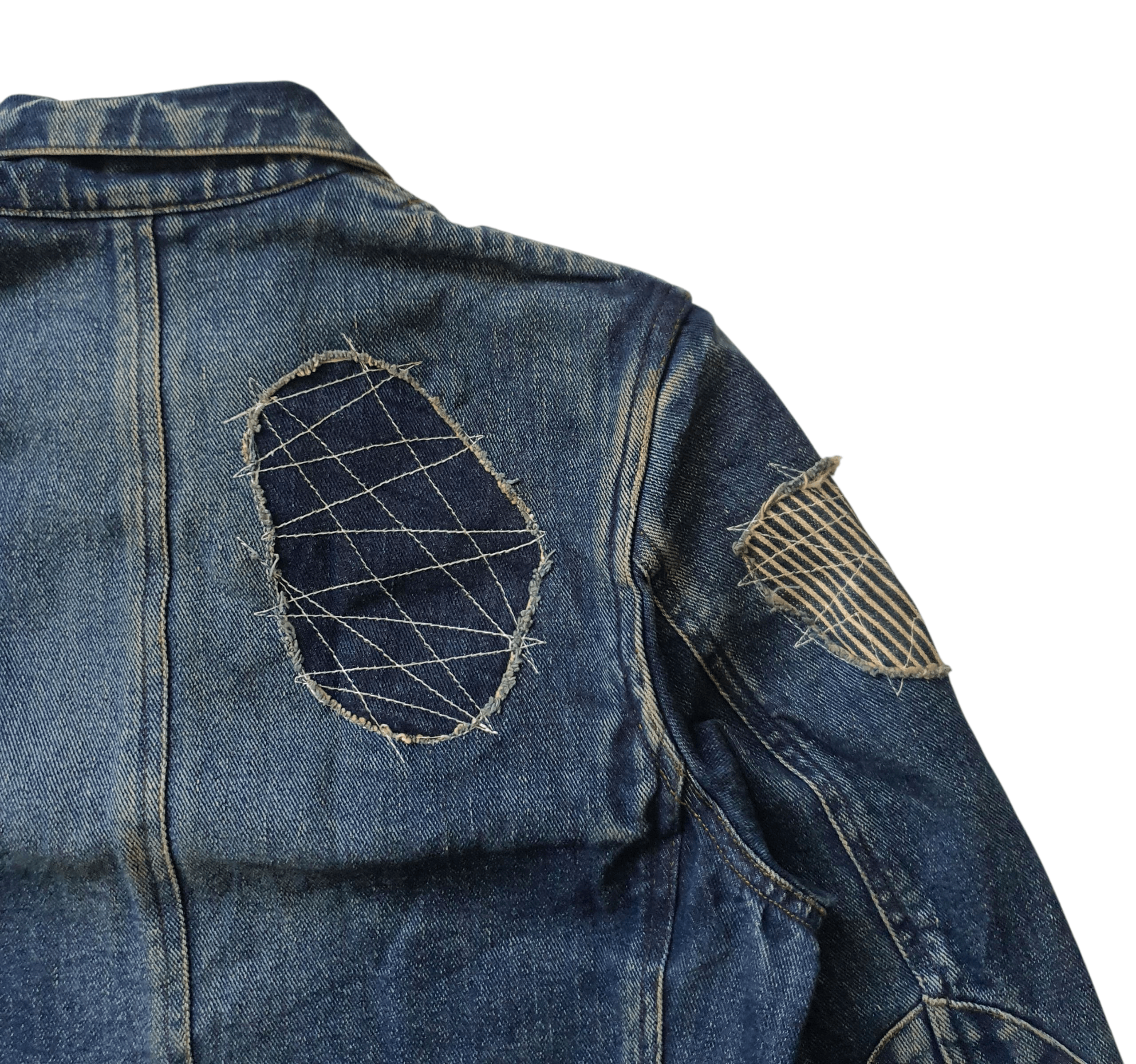 Other Vintage Denim Work Patches Boro Sashiko Jacket size Size US XS / EU 42 / 0 - 7 Thumbnail