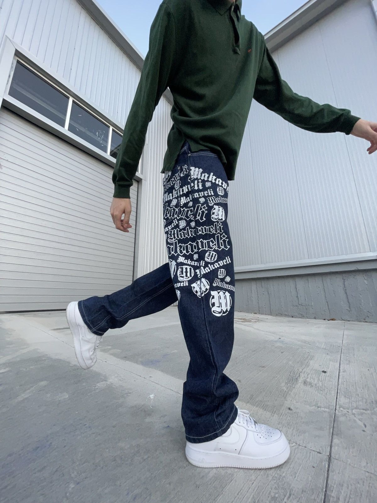 Makaveli × Vintage Vintage Makaveli jeans rap hip hop baggy jeans Size US 34 / EU 50 - 15 Thumbnail