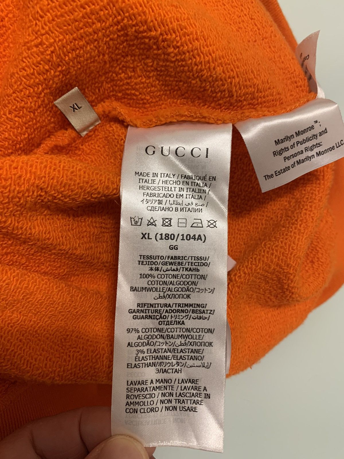 Gucci Gucci Marilyn Monroe sweatshirt Size US XL / EU 56 / 4 - 4 Thumbnail