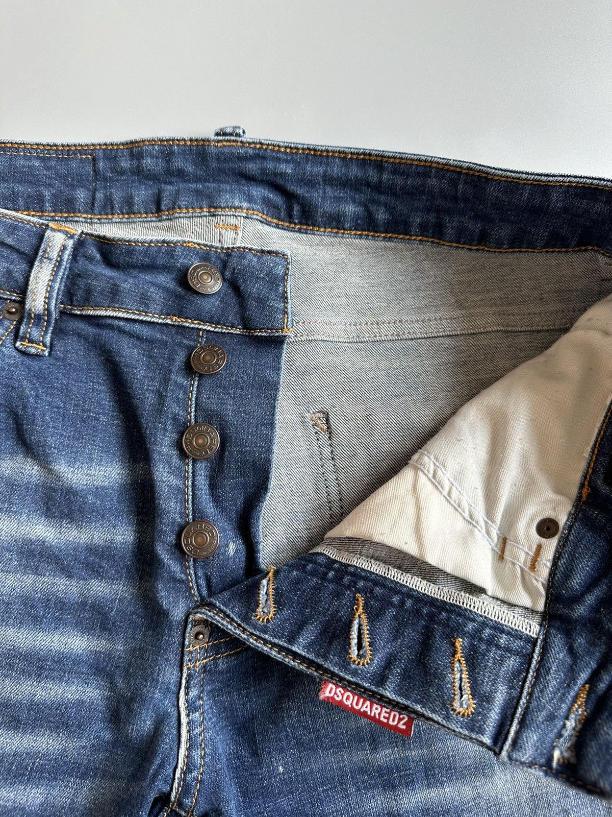 Other Dsquared2 Jeans Blue Denim Slim Fit Jeans Size 38 Size US 32 / EU 48 - 9 Thumbnail