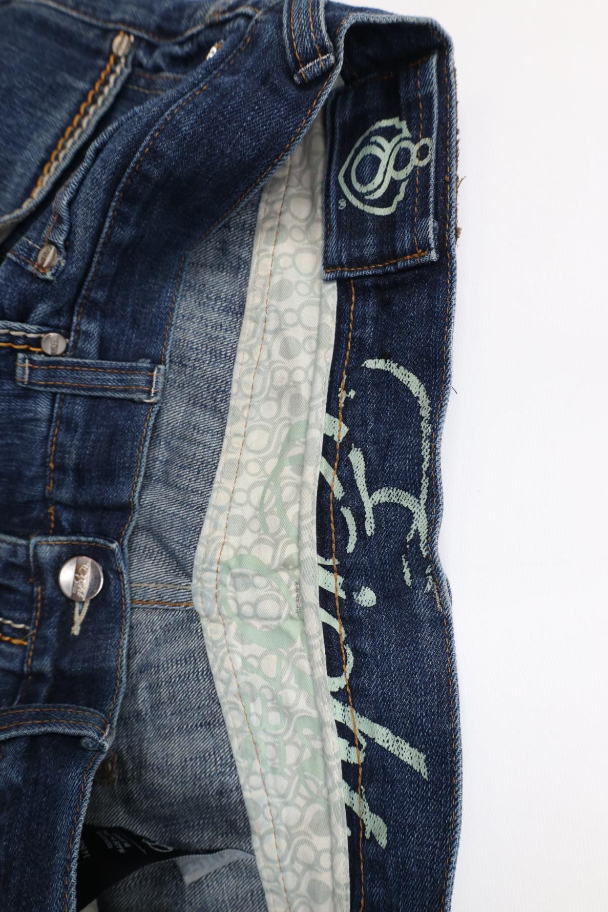 Vintage Vintage Y2K Streetwear Wide Leg Leaf Skateboard Denim Jeans Size US 40 / EU 56 - 8 Thumbnail