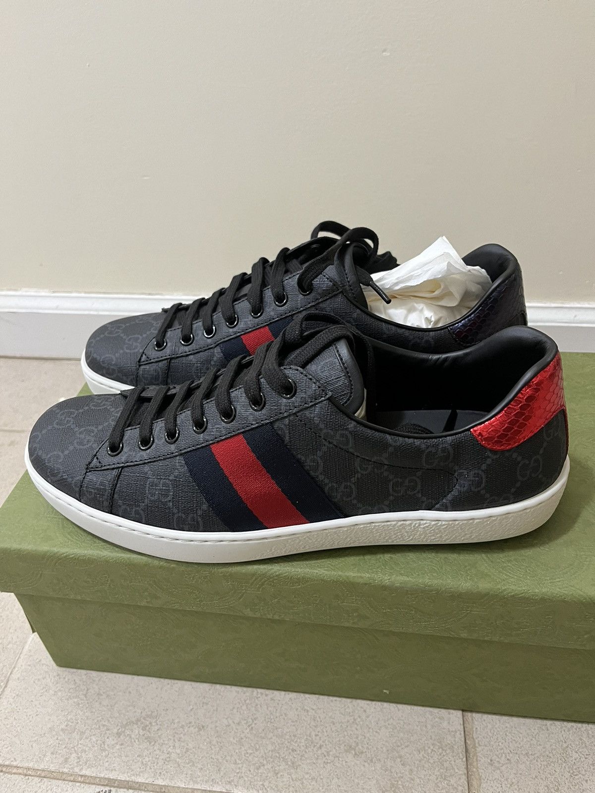 Gucci Gucci Sneakers sz 9uk(10us) Size US 10 / EU 43 - 4 Thumbnail