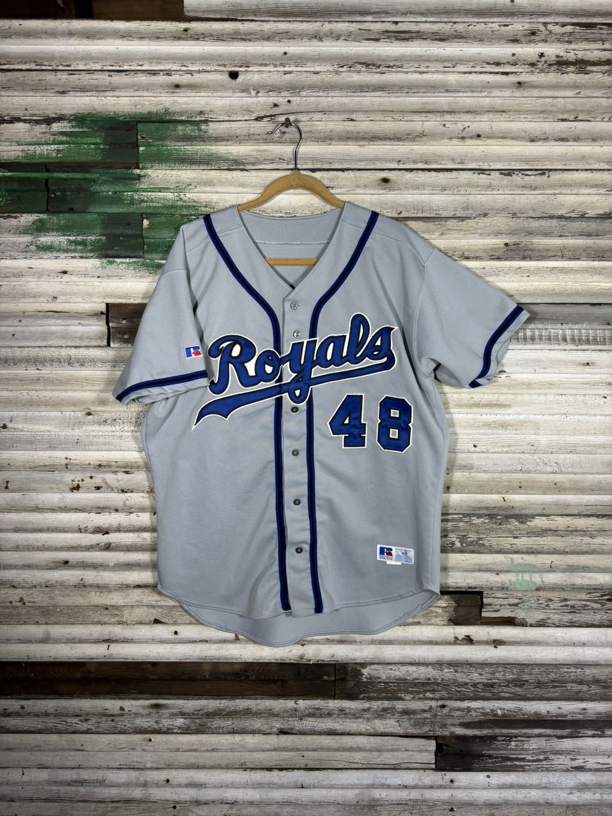 Russell Athletic × Vintage Vintage Kansas City Royals Russell Jersey Size US XL / EU 56 / 4 - 1 Thumbnail
