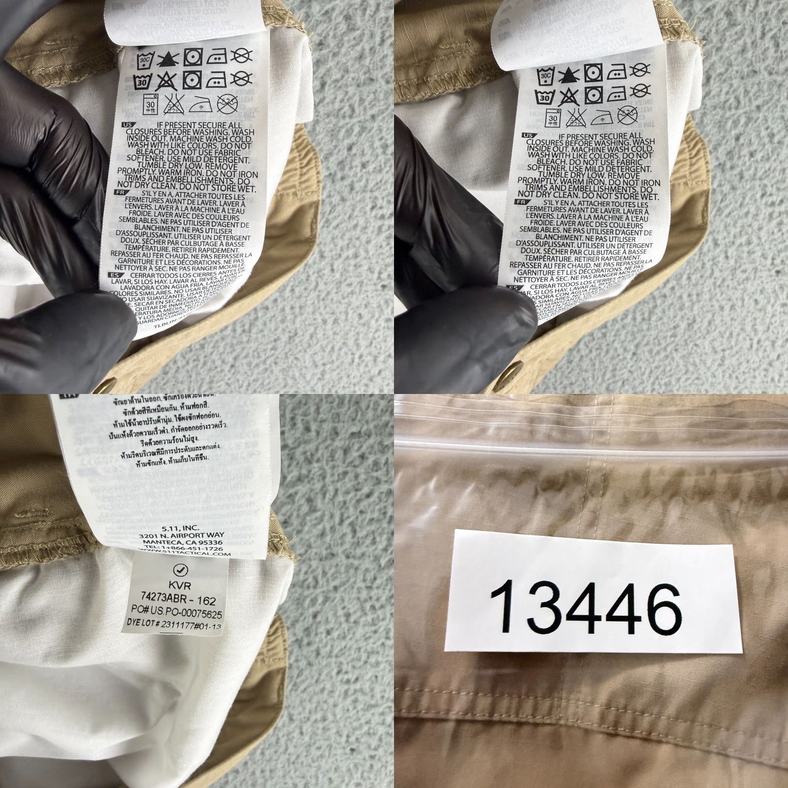 Vintage 5.11 Tactical Taclite Pro Ripstop Cargo Pant Men Size 44x30 Khaki Beige Straight Size US 44 / EU 60 - 10 Thumbnail