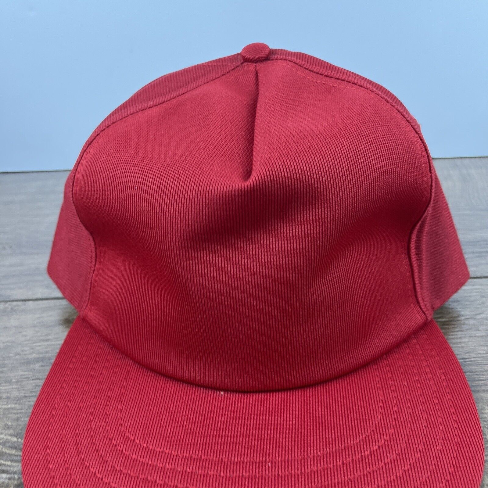 Other Red Trucker Hat Red Hat Adjustable Adult Size Hat Red Cap Size ONE SIZE - 6 Thumbnail