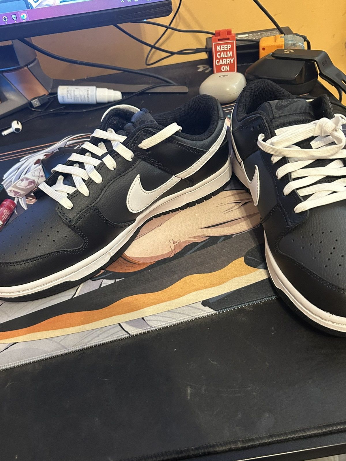 Nike Nike dunk low black white Size US 10.5 / EU 43-44 - 3 Thumbnail