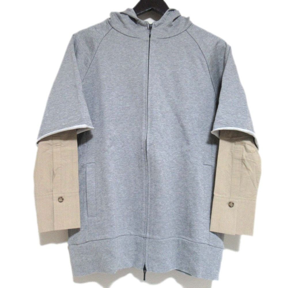 Other Yoji Yamamoto Yohji Yamamoto Shirt Docking Double Zip Hoodie Textile Sweatshirts & Hoodies DUTY FREE for USA Size ONE SIZE - 1 Thumbnail