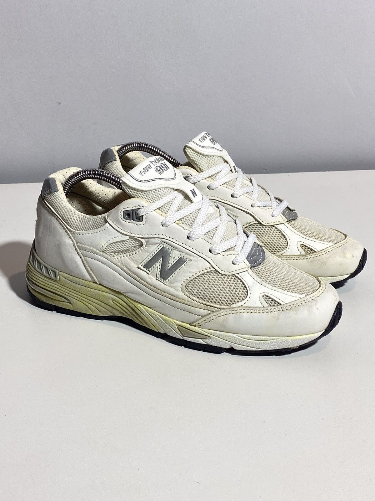 New Balance Streetwear New Balance 991 streetwear style white sneakers Grailed