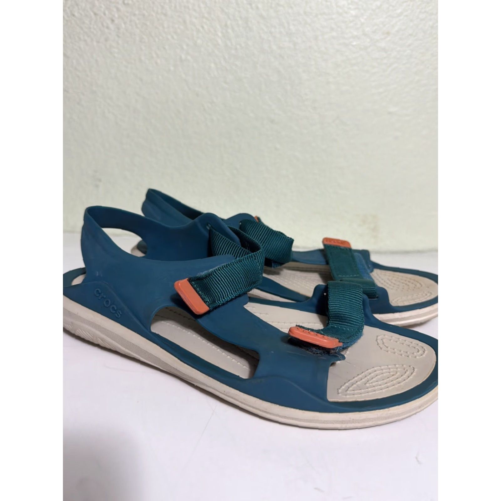 Crocs Crocs Swiftwater Expedition Sandal Adjustable Women Size 9 Juniper/Stucco Beige Fisherman Rubber Shoes Sandal Size US 9 / IT 39 - 2 Thumbnail