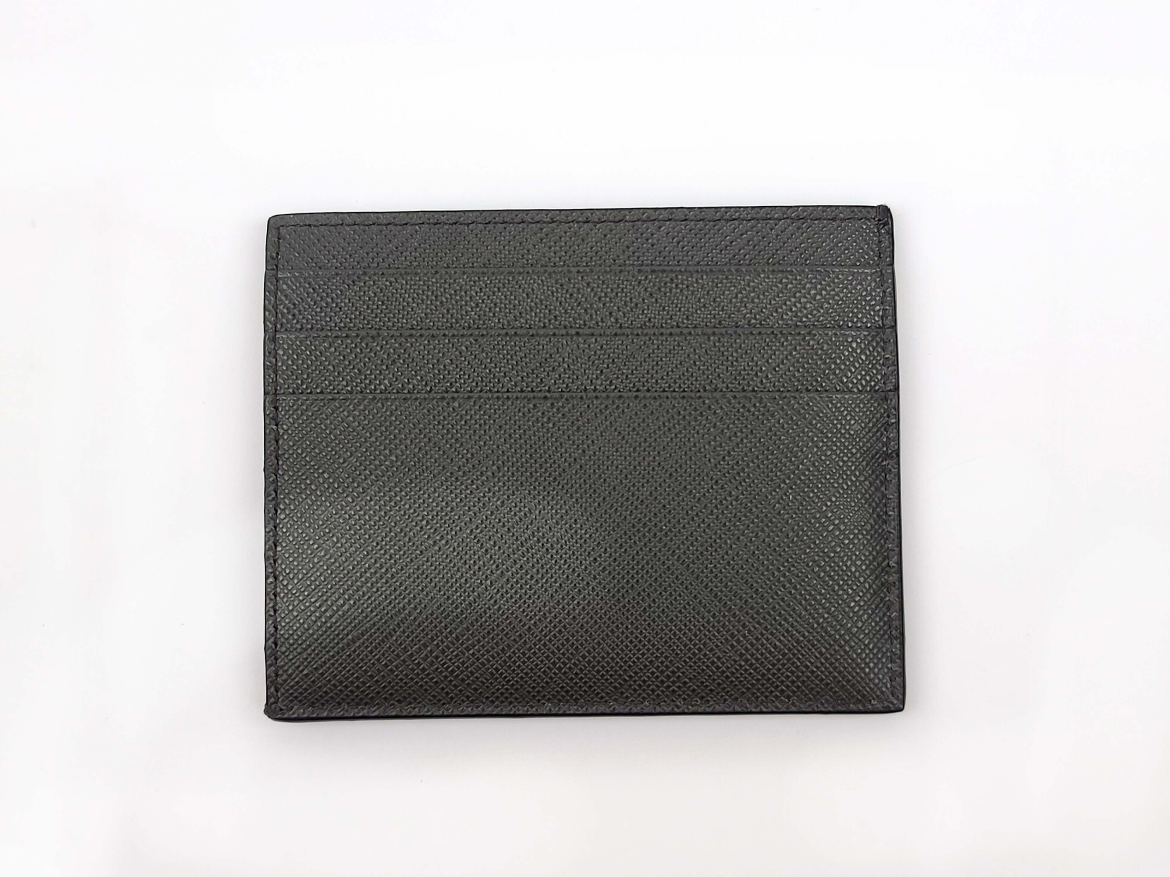 Prada Multicolor Saffiano Leather Card Holder Wallet NIB Size ONE SIZE - 2 Thumbnail