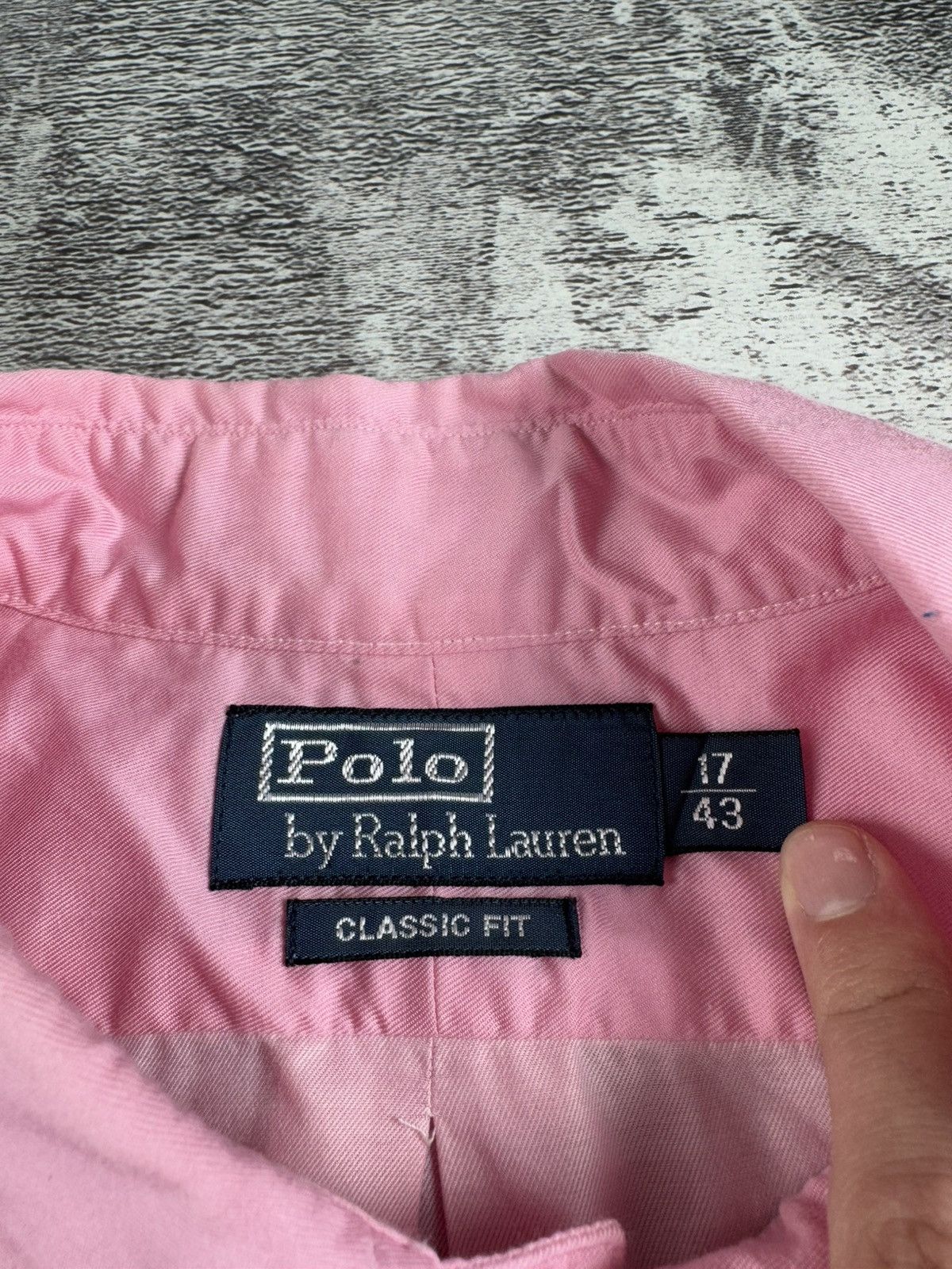Polo Ralph Lauren Polo Ralph Lauren Rose Classic Blank Longsleeve Button Shirt Size US XL / EU 56 / 4 - 10 Thumbnail