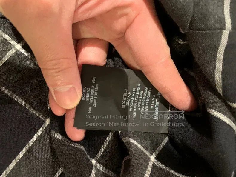 Saint Laurent Paris Saint Laurent Paris Checkered Shirt. Size US M / EU 48-50 / 2 - 3 Thumbnail