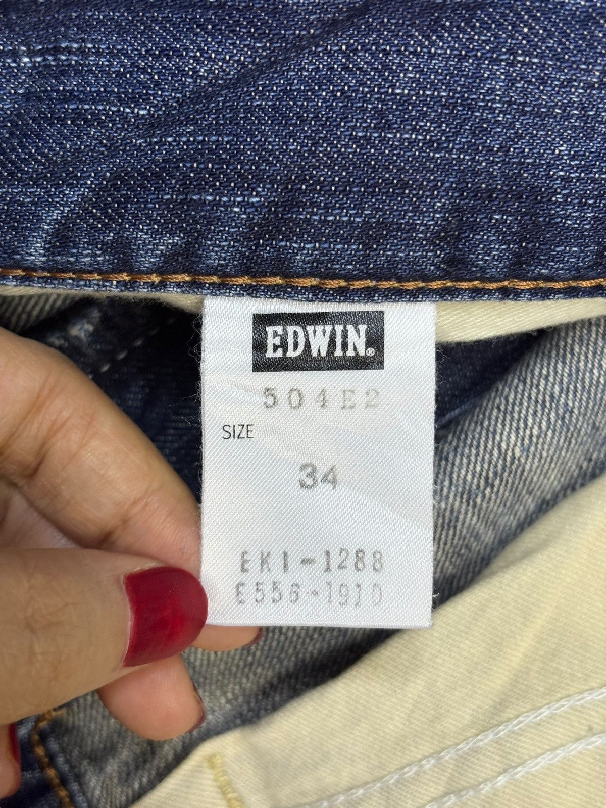 Edwin Vintage Japanese Edwin 503 Faded Wash Distressed Baggy Jeans Size US 36 / EU 52 - 9 Thumbnail