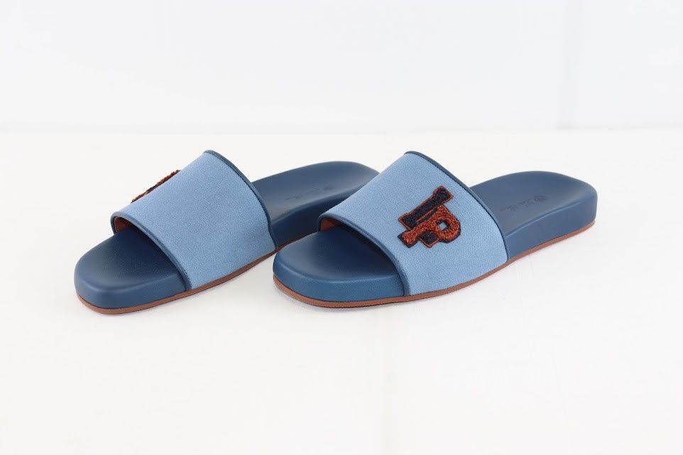 Loro Piana o1rshd1 LP College Walk Sea-Slide in Blue Size US 9 / EU 42 - 6 Thumbnail