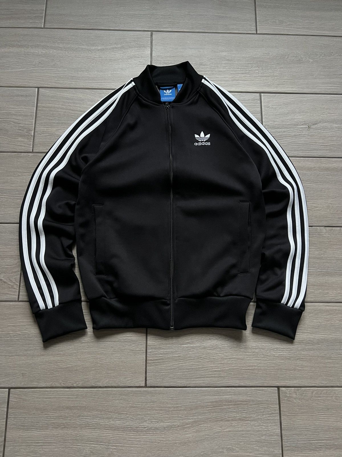 Adidas Adidas Zip Up 3 Stripe Hoodie Balenciaga Style Size US S / EU 44-46 / 1 - 6 Thumbnail