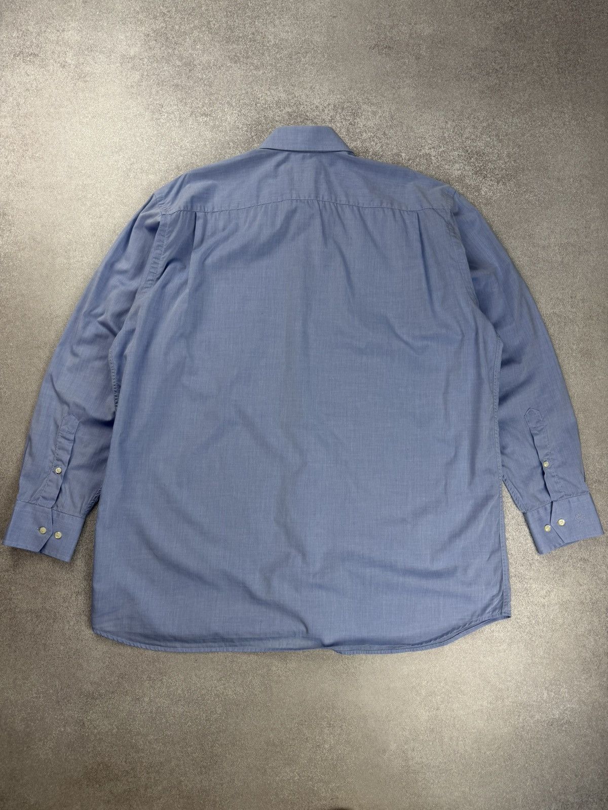 Dior Christian Dior Cotton Long Sleeve Shirt Blue Size 17 43-5 Size US XXL / EU 58 / 5 - 7 Thumbnail
