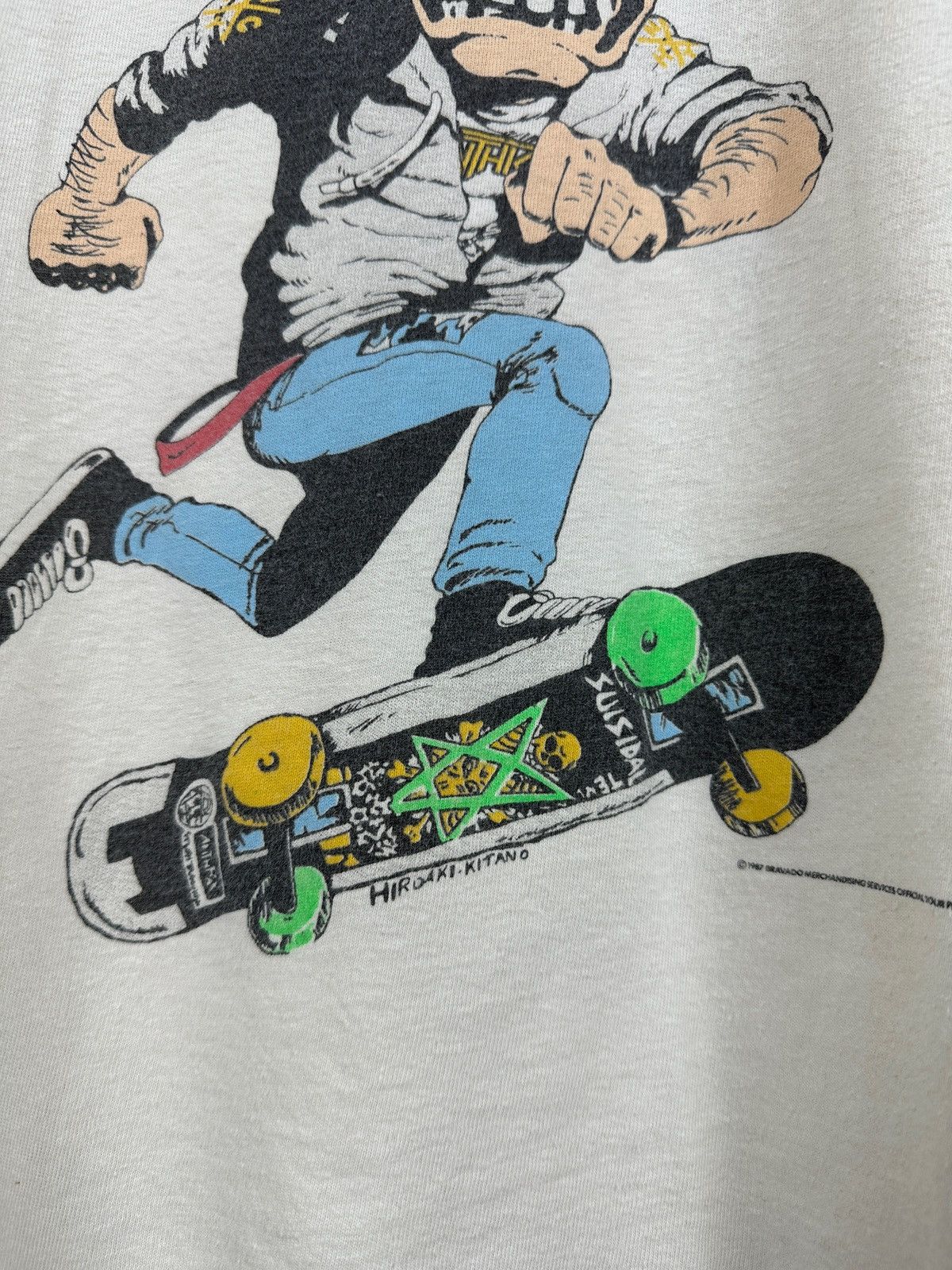 Band Tees 1987 Vintage Anthrax Skate Mosh It Up Sleeveless Size US M / EU 48-50 / 2 - 11 Thumbnail