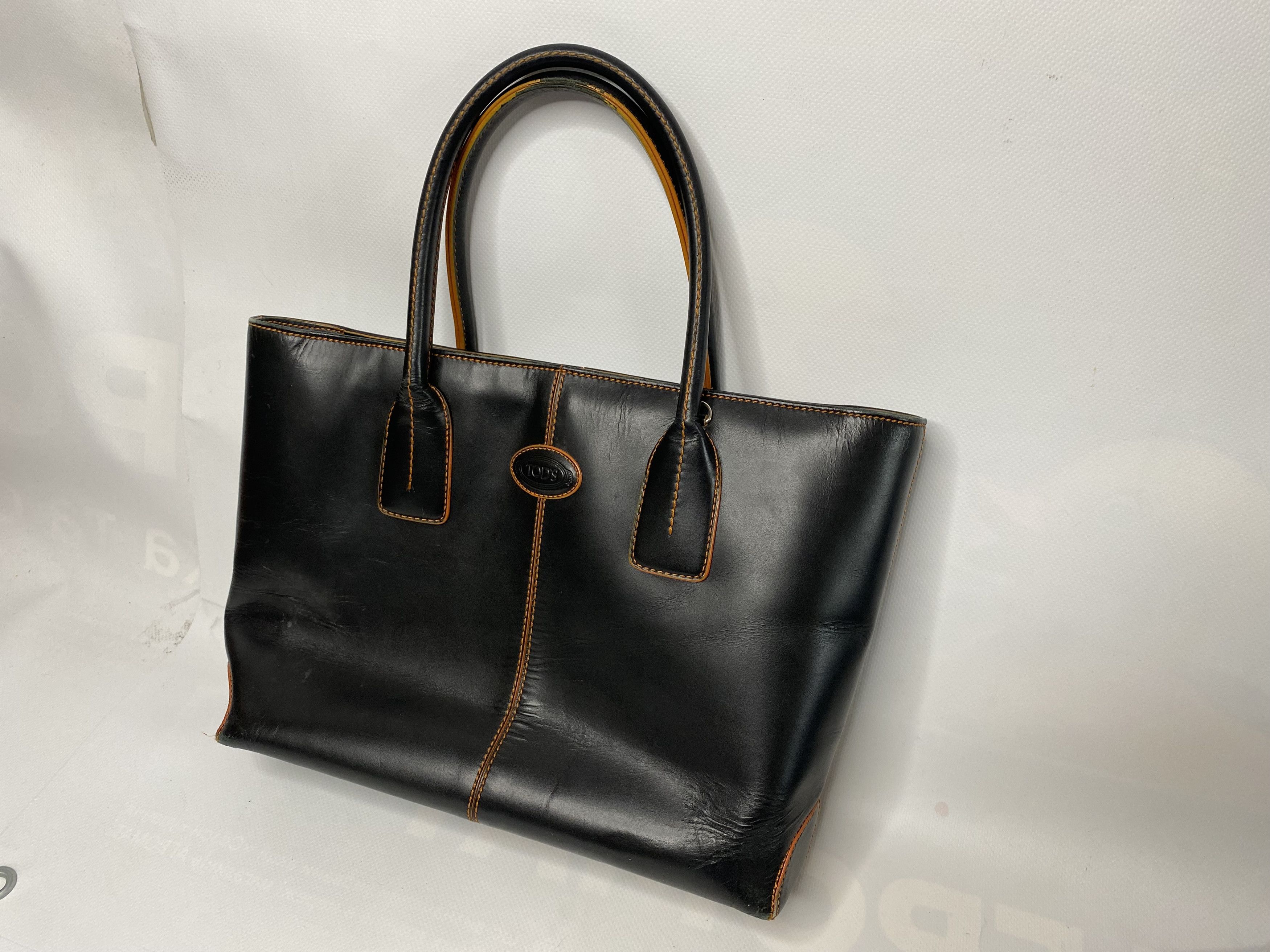 Leather × Tod's × Vintage TOD'S BAG LEATHER TOTE SHOULDER HAND BAG AUTHENTIC VINTAGE Size ONE SIZE - 1 Thumbnail