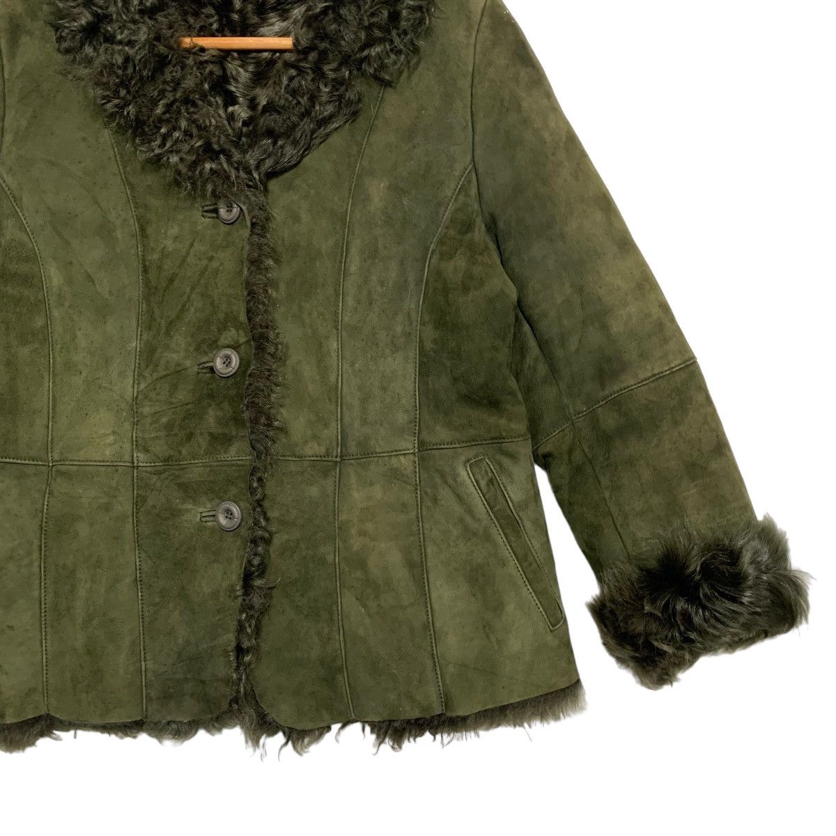 Japanese Brand Japanese Brand Sanrika Shearling Leather Jacket Size M / US 6-8 / IT 42-44 - 3 Thumbnail