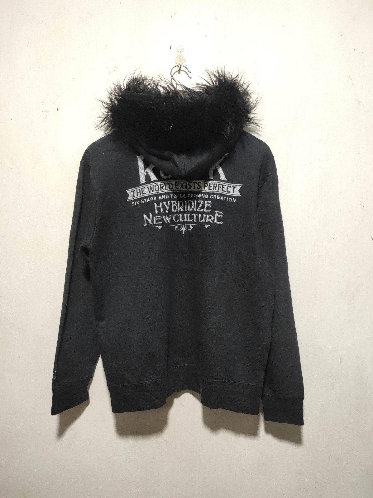 Japanese Brand Russ-K zipper fur hoodie LGB style Size US M / EU 48-50 / 2 - 13 Thumbnail