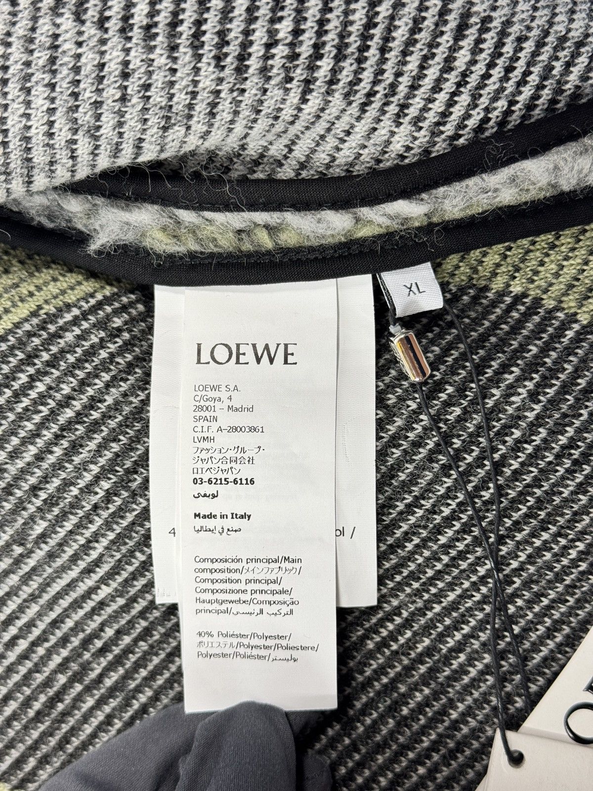 Loewe LEATHER TRIMMER FLEECE VEST GILET Size US XL / EU 56 / 4 - 6 Thumbnail