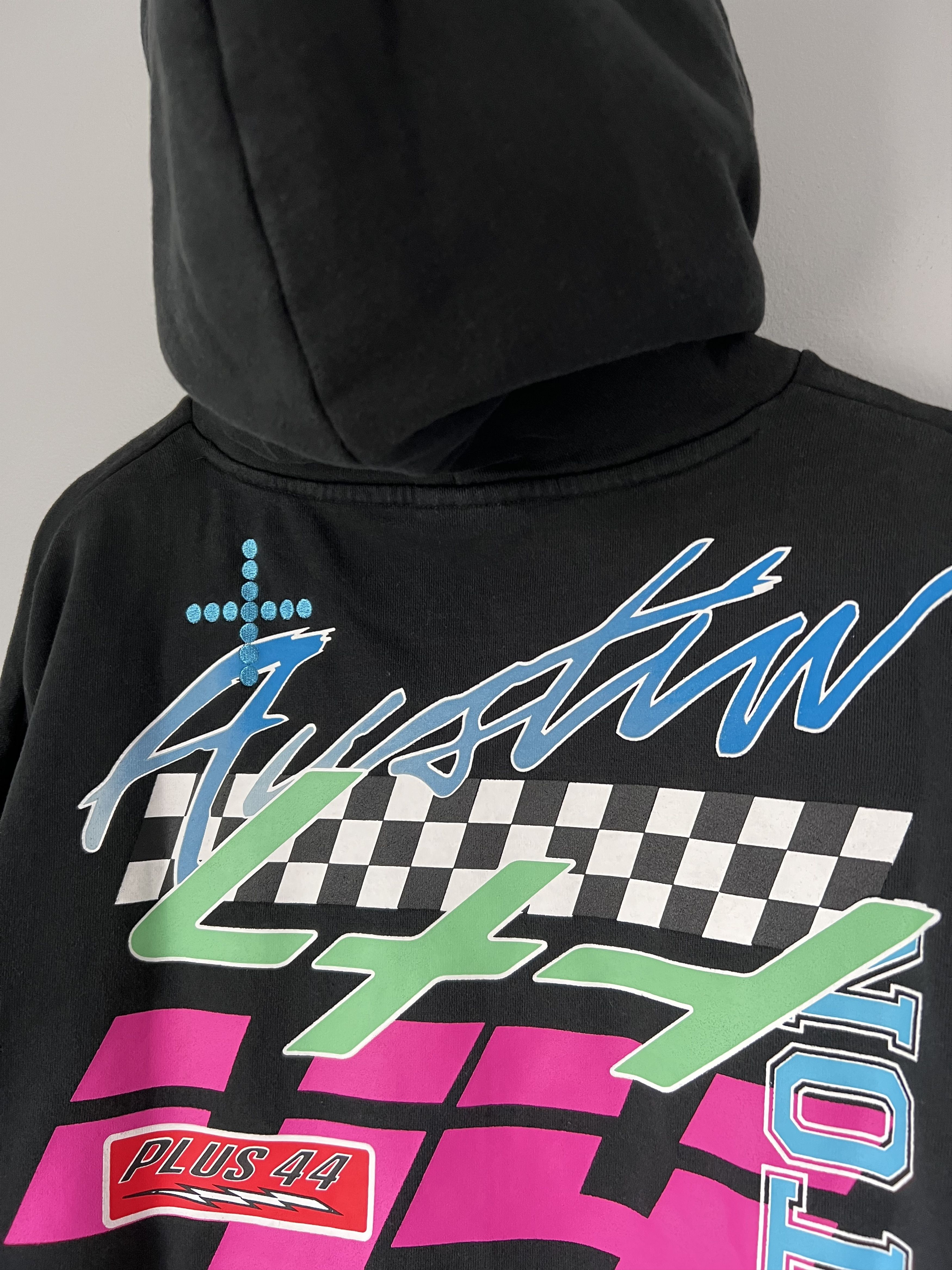 +44 +44 Lewis Hamilton Vintage Austin Pullover Hoodie in Black Size US XL / EU 56 / 4 - 5 Thumbnail