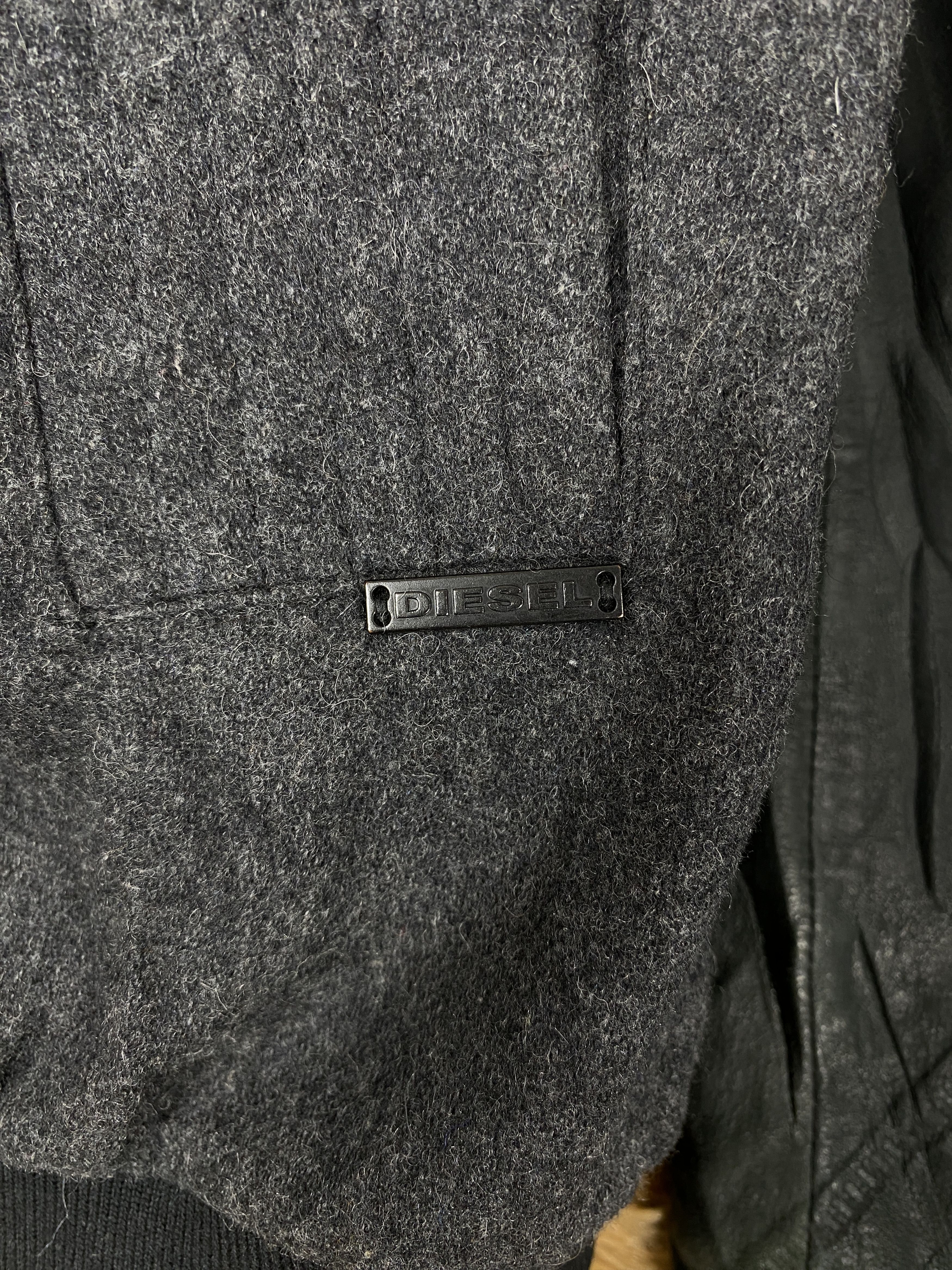 Diesel Vintage Diesel Hoodie Wool Jacket J1971 Size US S / EU 44-46 / 1 - 4 Thumbnail