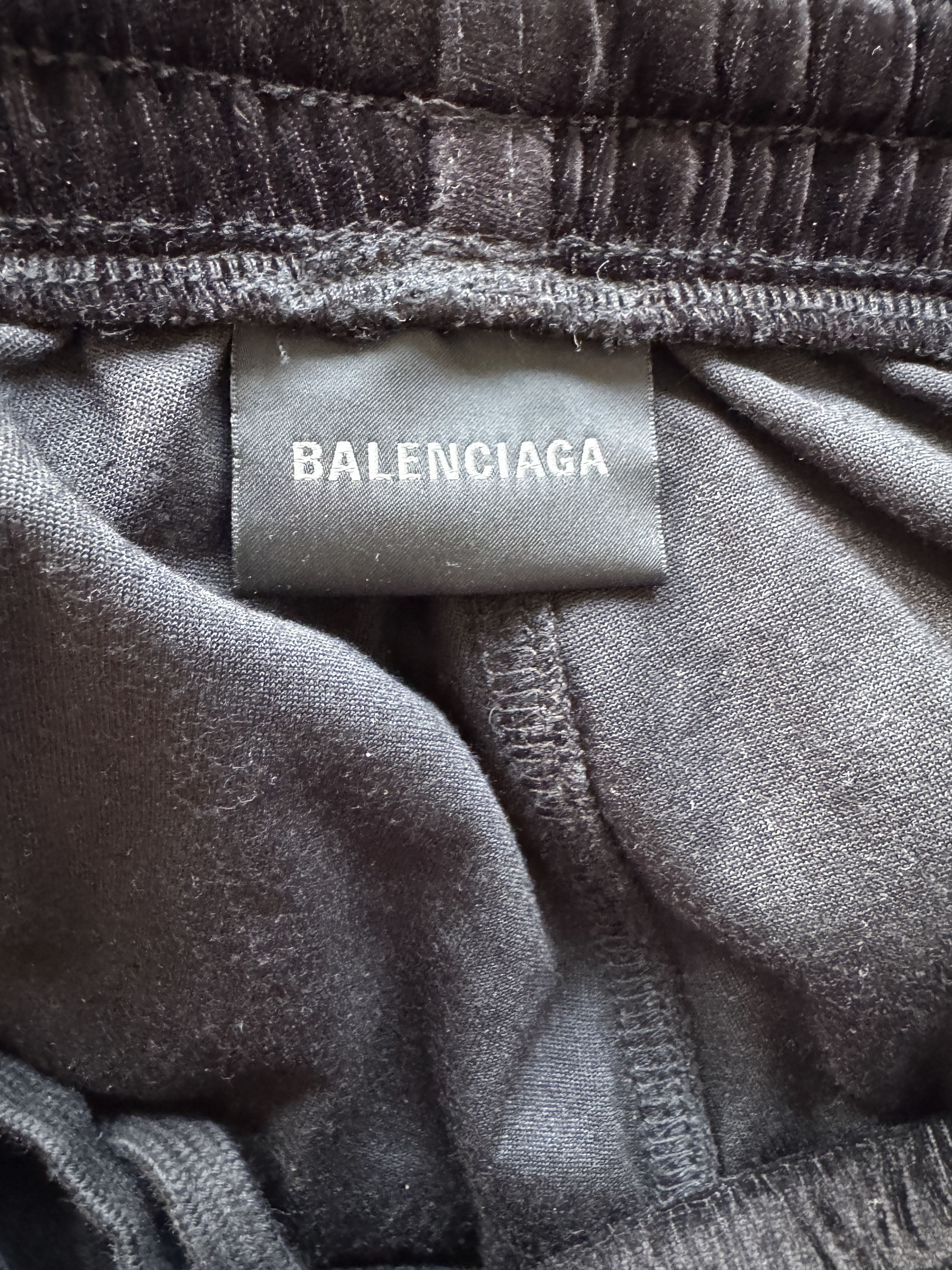 Balenciaga Velvet Wide-Leg Pants Black Size US 32 / EU 48 - 16 Thumbnail
