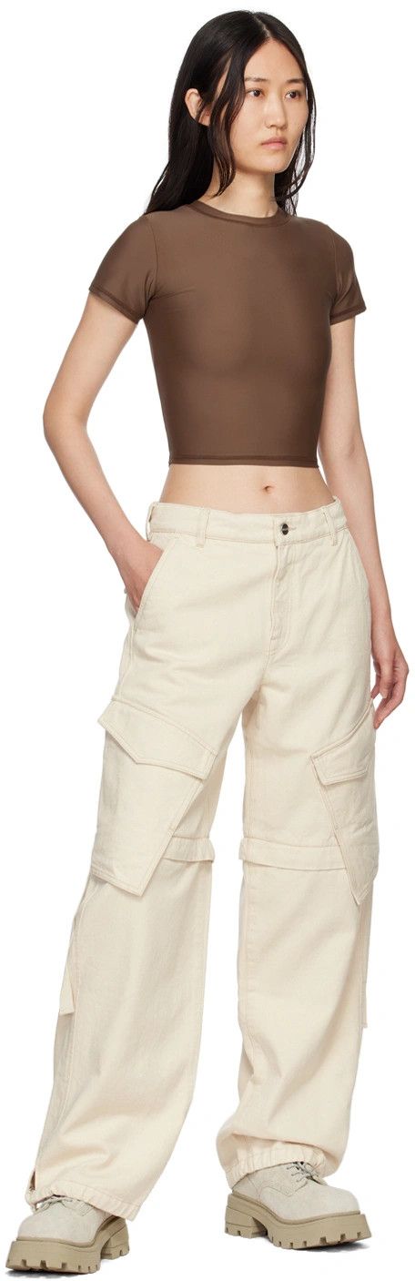 Entire Studios o1mle0524 Aquatic Guard T-Shirt in Brown Size XS / US 0-2 / IT 36-38 - 5 Thumbnail