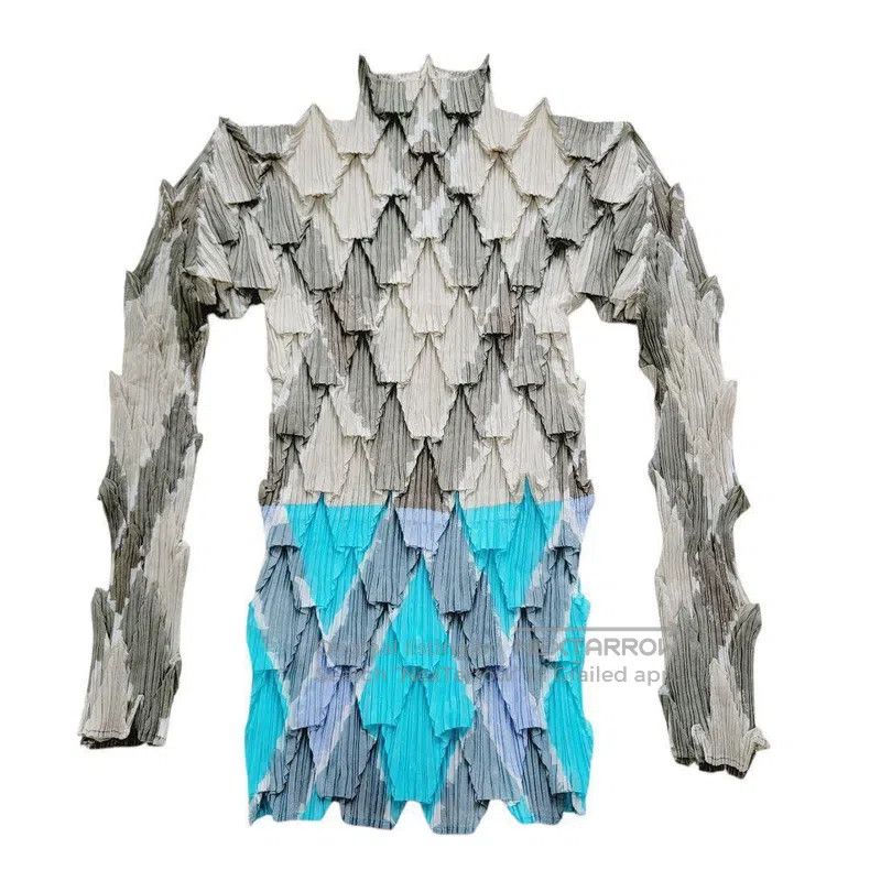 Issey Miyake Issey Miyake Color-block Long Sleeve Size M / US 6-8 / IT 42-44 - 5 Thumbnail