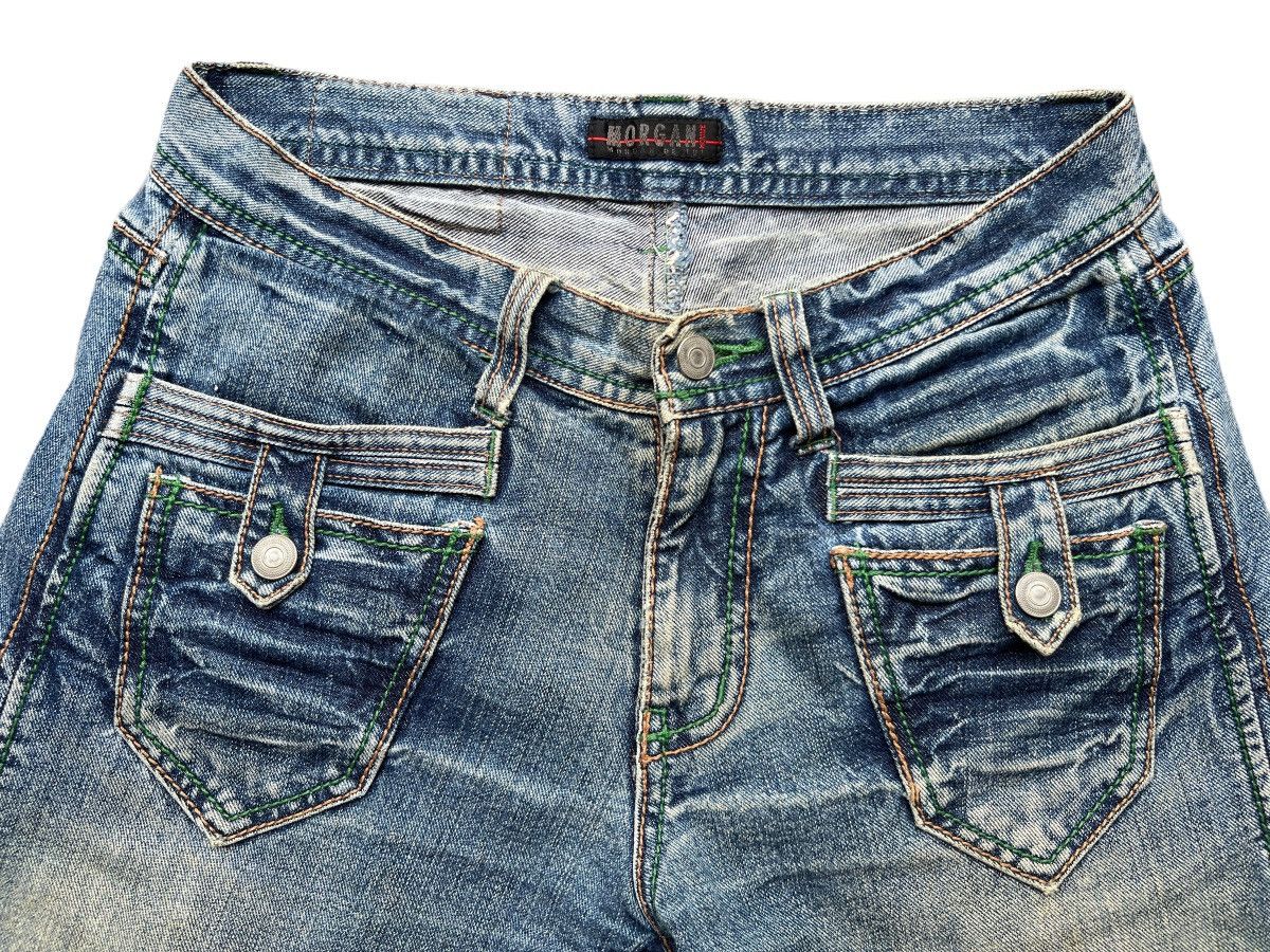 Other Morgan Japan Distressed Multipocket Punk Denim Jeans 31x32.5 Size US 31 - 7 Thumbnail