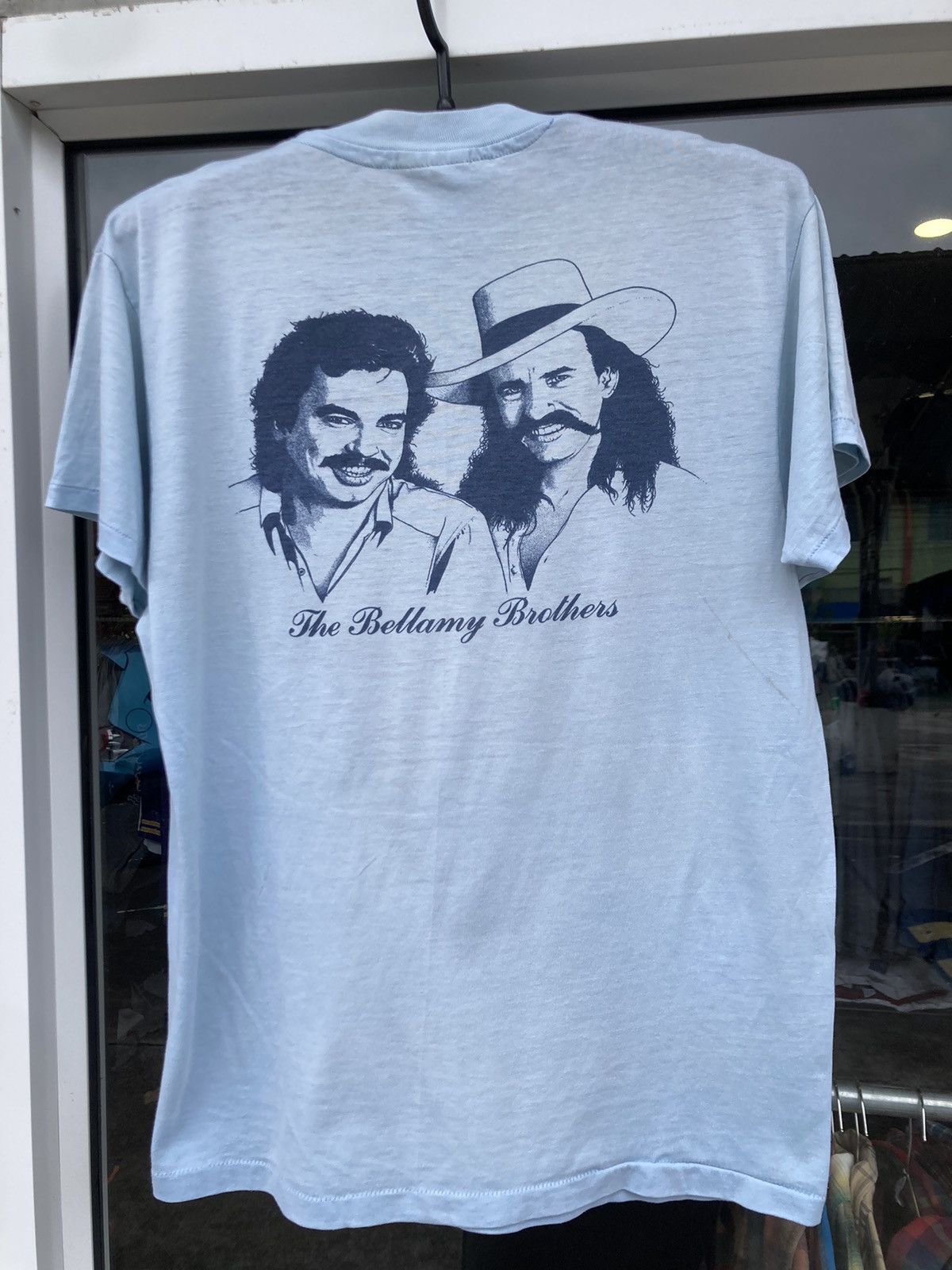 Vintage RARE Vintage 80s The Bellamy Brothers "Old Hippie Tour" Size US M / EU 48-50 / 2 - 11 Thumbnail