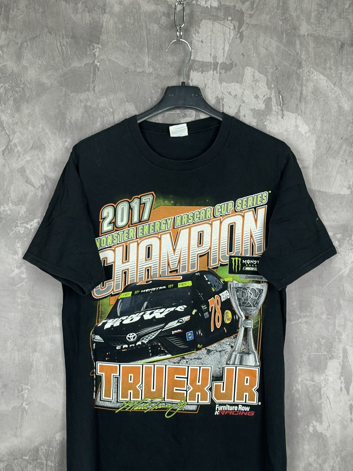 NASCAR × Vintage Crazy Y2K Monster Energy NASCAR Cup Series graphic tee Size US S / EU 44-46 / 1 - 3 Thumbnail