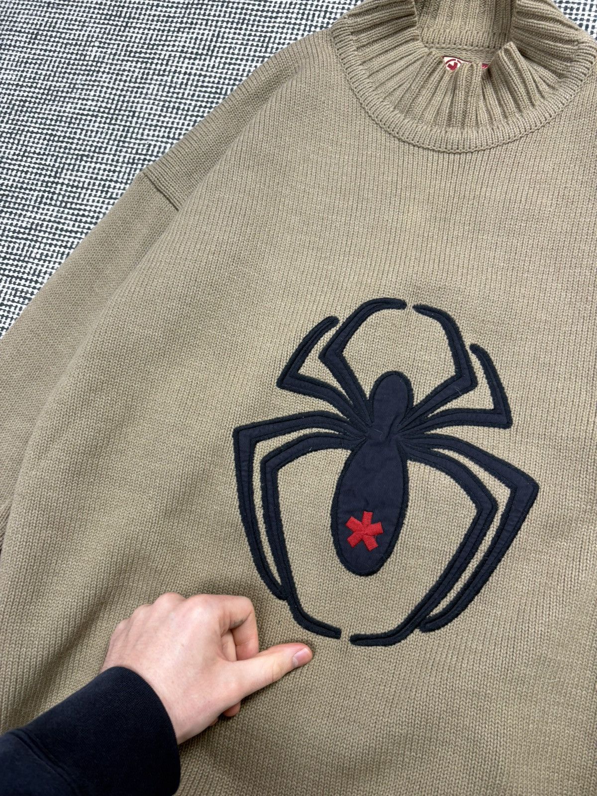 Japanese Brand Y2K swag spider boxy baggy sweater ski skate winter Size US XL / EU 56 / 4 - 3 Thumbnail
