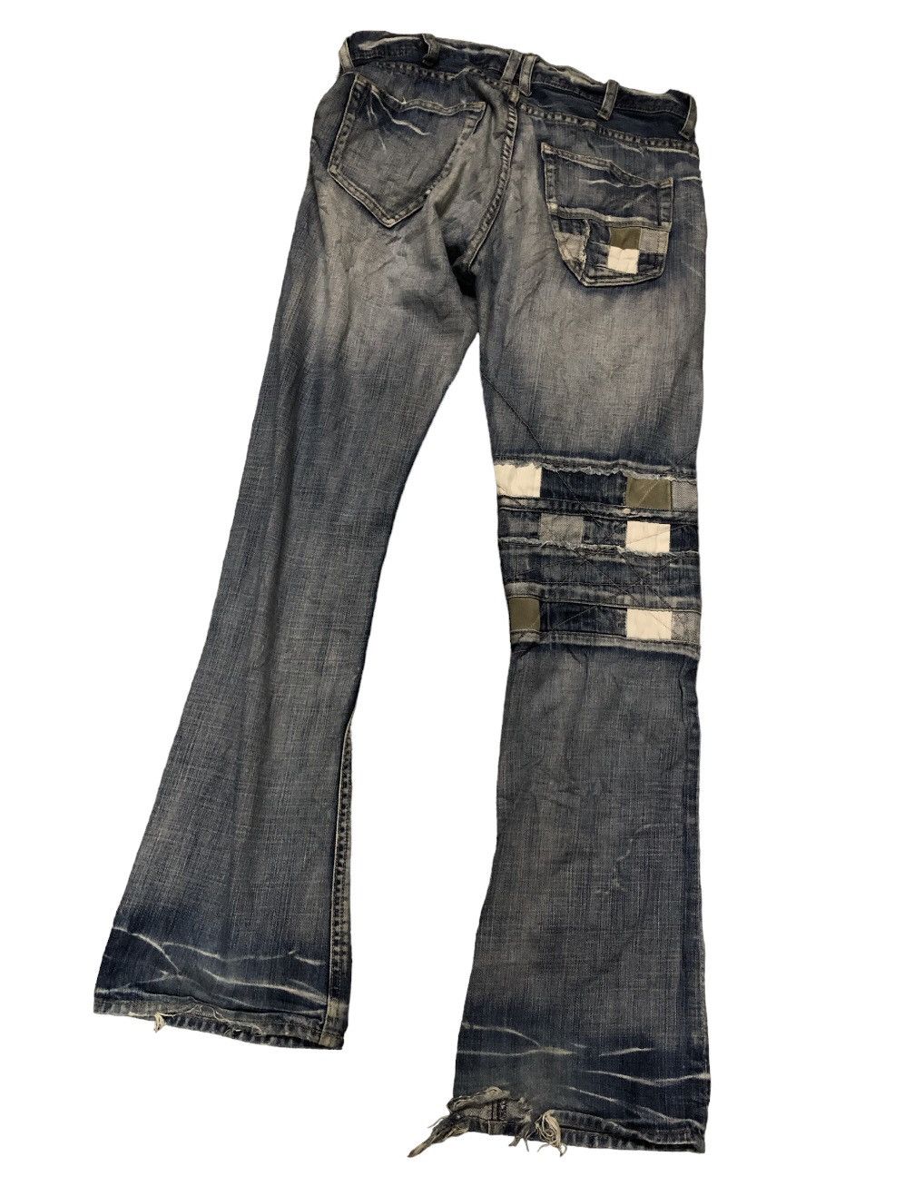 If Six Was Nine × Japanese Brand × Le Grande Bleu (L.G.B.) VINTAGE JAPANESE BRAND HERITAGE STONE DENIM JEANS Size US 32 / EU 48 - 2 Thumbnail