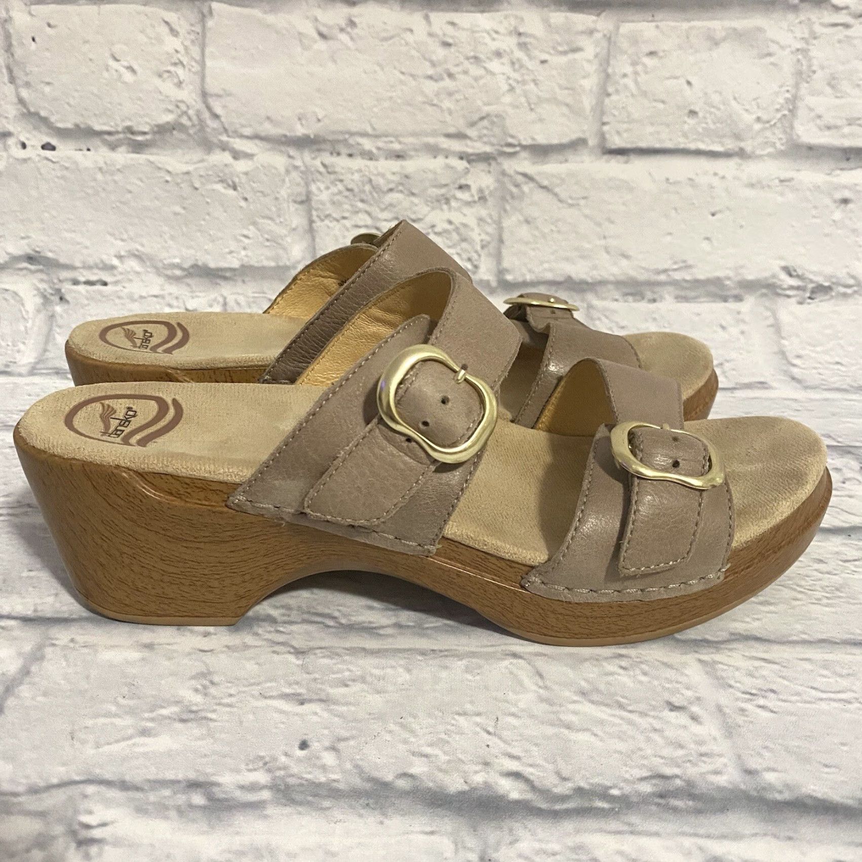 Dansko Dansko Sophie Double Buckle Straps Sandals Brown 9841032200 Women's Size 41 Size US 9 / IT 39 - 5 Thumbnail