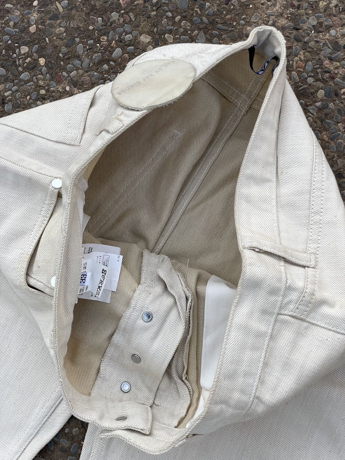 Raf Simons Raf by Raf Simons Off white color jeans Size US 33 - 8 Thumbnail
