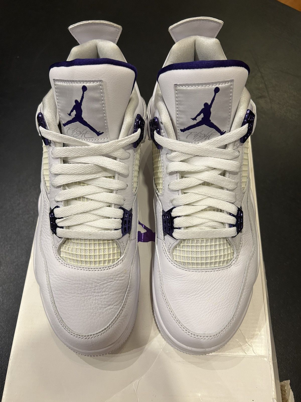 Jordan Brand Jordan 4 Retro ‘Metallic Purple’ Size US 11 / EU 44 - 4 Thumbnail