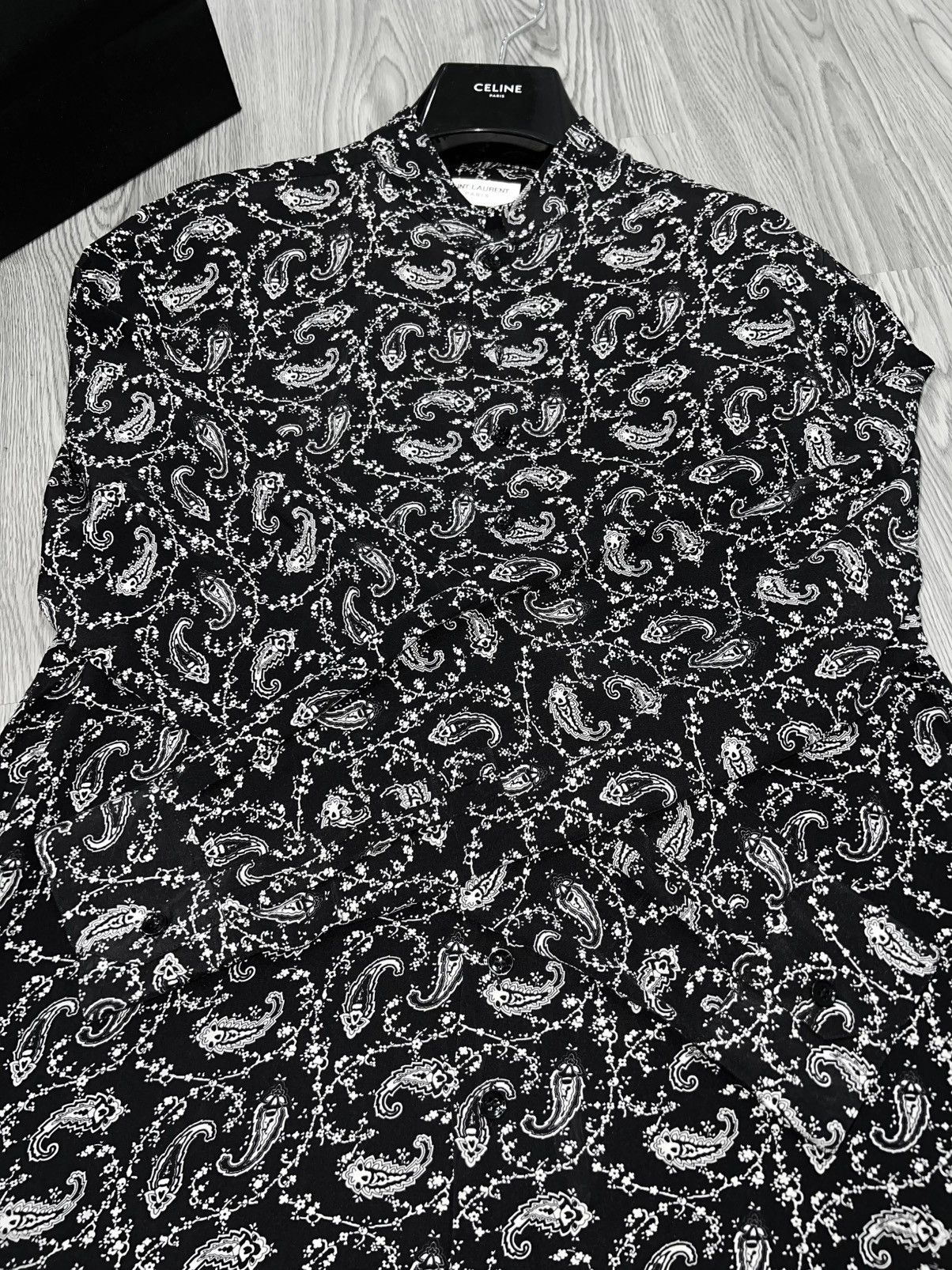 Hedi Slimane SAINT LAURENT SS15 SILK PAISLEY SHIRT Size US M / EU 48-50 / 2 - 3 Thumbnail