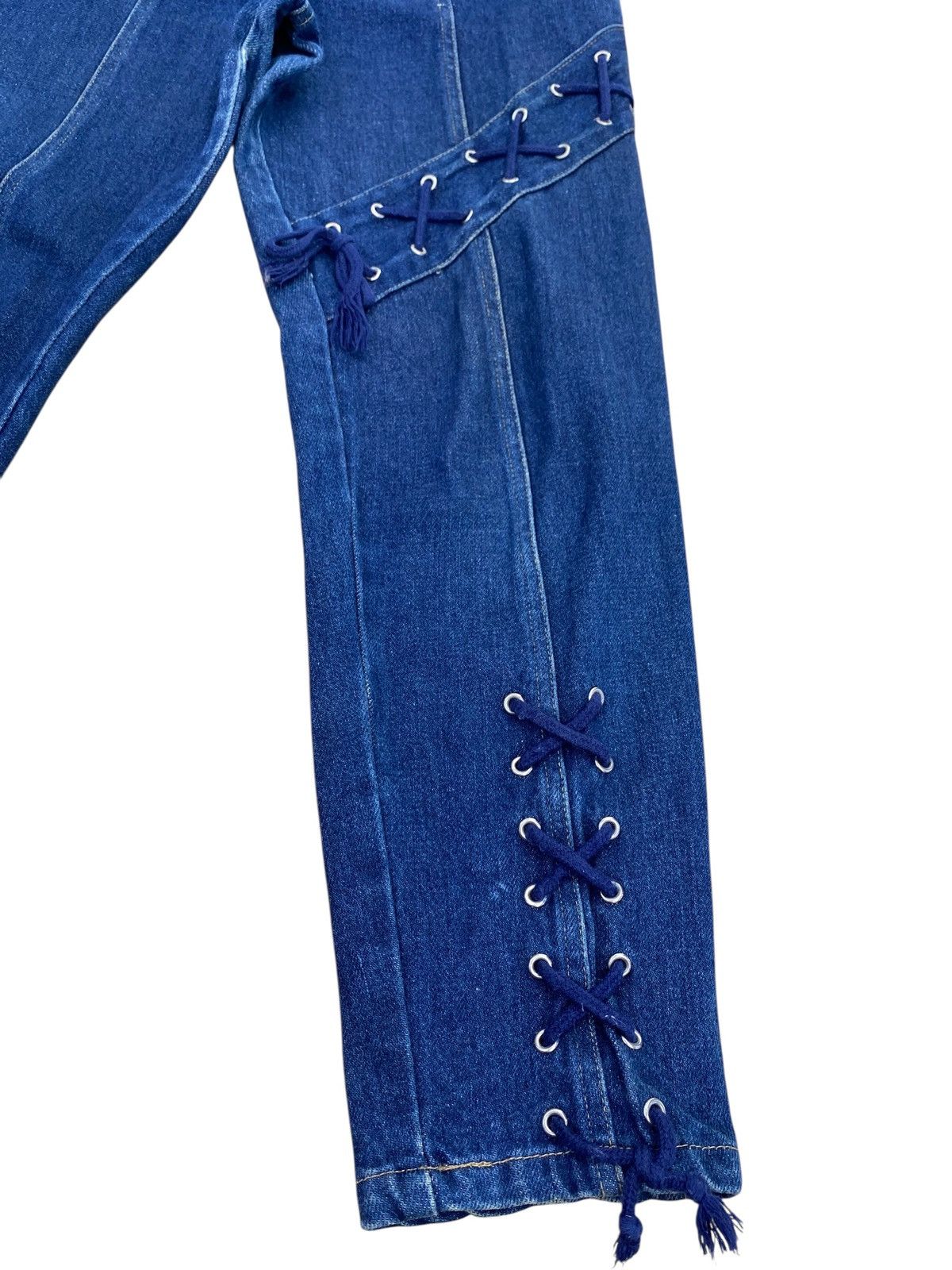 Japanese Brand Japanese Brand Tie Up Arrow Line Style Jeans Size US 26 / EU 42 - 8 Thumbnail
